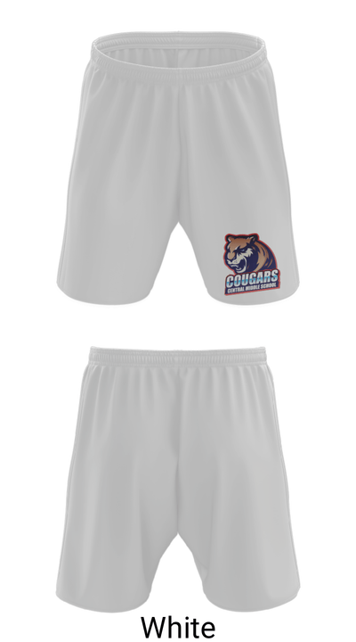 Central Middle School 39275107 Athletic Shorts With Pockets - 1