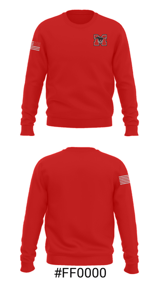 Crew Neck Sweatshirt, Mcdougle Middle School Basketball, Women's Basketball, Teamtime, Team time, sublimation, custom sports apparel, team uniforms, spirit wear, spiritwear, sports uniforms, custom shirts, team store, custom team store, fundraiser sports, apparel fundraiser