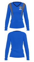 RGMV 28295836 Women's Long Sleeve V-neck Shirt - 29