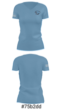 Crow High School 30609715 Women's Short Sleeve V-neck Shirt - 21