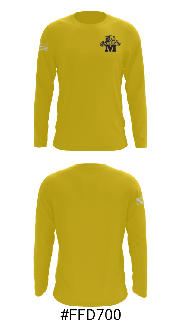 Long Sleeve Performance Shirt, Madill High School Basketball, Women's Basketball, Teamtime, Team time, sublimation, custom sports apparel, team uniforms, spirit wear, spiritwear, sports uniforms, custom shirts, team store, custom team store, fundraiser sports, apparel fundraiser
