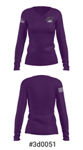 Susan Moore 44506285 Women's Long Sleeve V-neck Shirt - 20