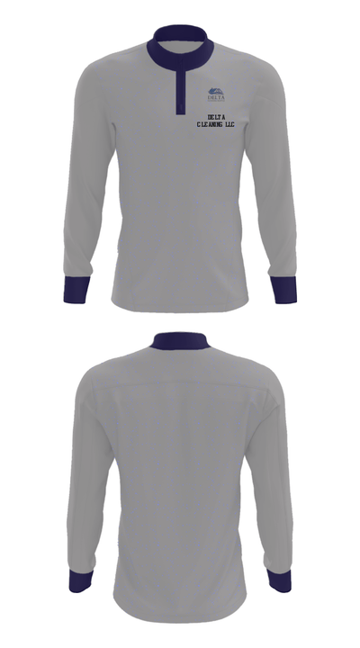 Delta cleaning LLC 32012075 Quarter Zip Jacket - 24
