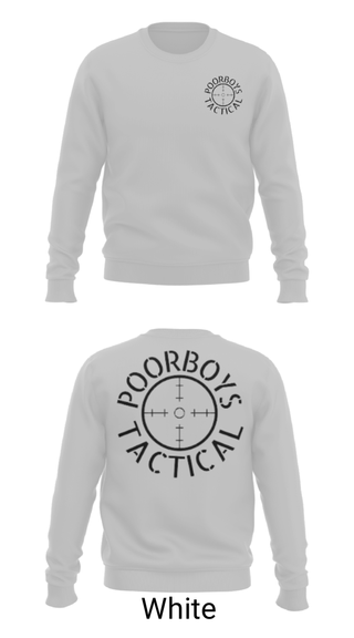 Crew Neck Sweatshirt, Poorboys Tactical, , Teamtime, Team time, sublimation, custom sports apparel, team uniforms, spirit wear, spiritwear, sports uniforms, custom shirts, team store, custom team store, fundraiser sports, apparel fundraiser