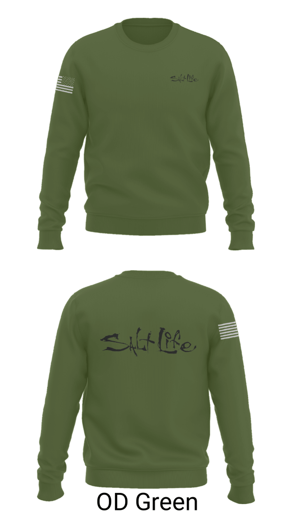 Crew Neck Sweatshirt, , Army, Teamtime, Team time, sublimation, custom sports apparel, team uniforms, spirit wear, spiritwear, sports uniforms, custom shirts, team store, custom team store, fundraiser sports, apparel fundraiser