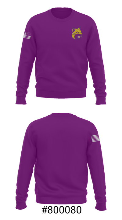 Oliver Springs High School 42114785 Crew Neck Sweatshirt - 16