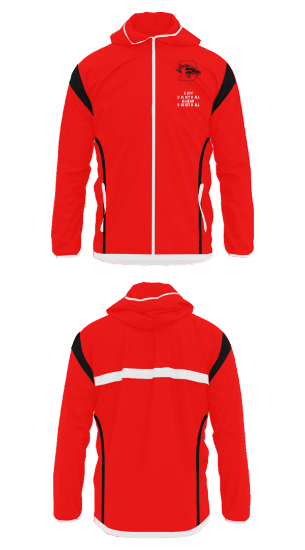 Windbreaker, Glow Basketball Academy Basketball, Men's Basketball, Teamtime, Team time, sublimation, custom sports apparel, team uniforms, spirit wear, spiritwear, sports uniforms, custom shirts, team store, custom team store, fundraiser sports, apparel fundraiser