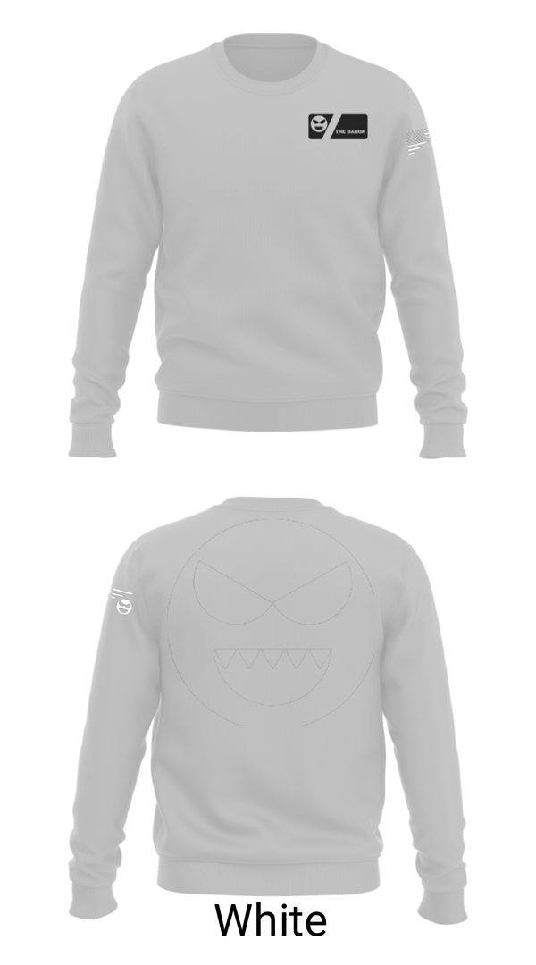 Crew Neck Sweatshirt, UGA, , Teamtime, Team time, sublimation, custom sports apparel, team uniforms, spirit wear, spiritwear, sports uniforms, custom shirts, team store, custom team store, fundraiser sports, apparel fundraiser
