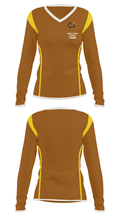 South High School Swimming 43172332 Women's Long Sleeve V-neck Shirt - 32