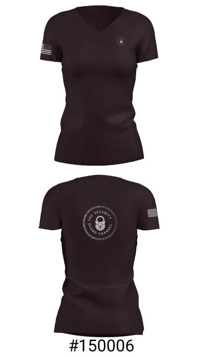 ATYPICAL SECURITY GUARD 4785157 Women's Short Sleeve V-neck Shirt - 4