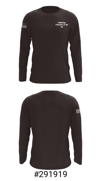 Fighting Falcons 2-39 IN 61217991 Long Sleeve Performance Shirt - 3