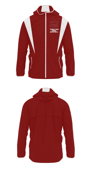 Windbreaker, Verona High School Basketball, Men's Basketball, Teamtime, Team time, sublimation, custom sports apparel, team uniforms, spirit wear, spiritwear, sports uniforms, custom shirts, team store, custom team store, fundraiser sports, apparel fundraiser