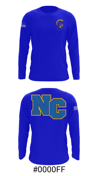 Long Sleeve Performance Shirt, North County Middle School Basketball, Women's Basketball, Teamtime, Team time, sublimation, custom sports apparel, team uniforms, spirit wear, spiritwear, sports uniforms, custom shirts, team store, custom team store, fundraiser sports, apparel fundraiser