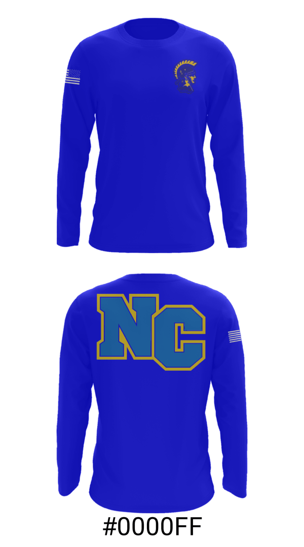 Long Sleeve Performance Shirt, North County Middle School Basketball, Women's Basketball, Teamtime, Team time, sublimation, custom sports apparel, team uniforms, spirit wear, spiritwear, sports uniforms, custom shirts, team store, custom team store, fundraiser sports, apparel fundraiser