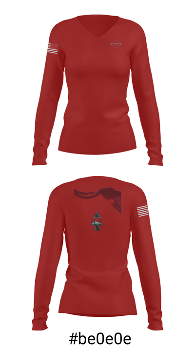 Apaches 52214957 Women's Long Sleeve V-neck Shirt - 7