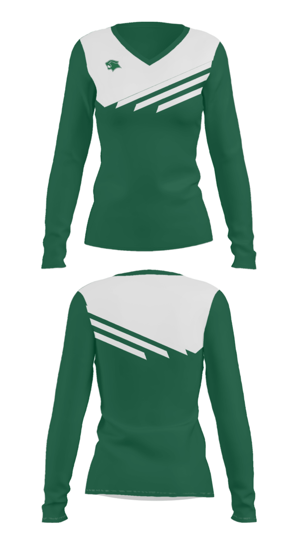 Women's Long Sleeve Vneck Shirt, Westland High School Swimming, Swimming, Teamtime, Team time, sublimation, custom sports apparel, team uniforms, spirit wear, spiritwear, sports uniforms, custom shirts, team store, custom team store, fundraiser sports, apparel fundraiser