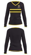Benvenue Elementary School 94849998 Women's Long Sleeve V-neck Shirt - 31