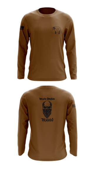 Long Sleeve Performance Shirt, Delta Company 1-114th Infantry, National Guard, Teamtime, Team time, sublimation, custom sports apparel, team uniforms, spirit wear, spiritwear, sports uniforms, custom shirts, team store, custom team store, fundraiser sports, apparel fundraiser