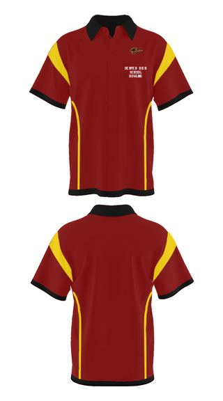 Short Sleeve Bowling Jersey, Denver High School Bowling, Bowling, Teamtime, Team time, sublimation, custom sports apparel, team uniforms, spirit wear, spiritwear, sports uniforms, custom shirts, team store, custom team store, fundraiser sports, apparel fundraiser