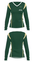 SHOW LOW HIGH SCHOOL 36455112 Women's Long Sleeve V-neck Shirt - 33