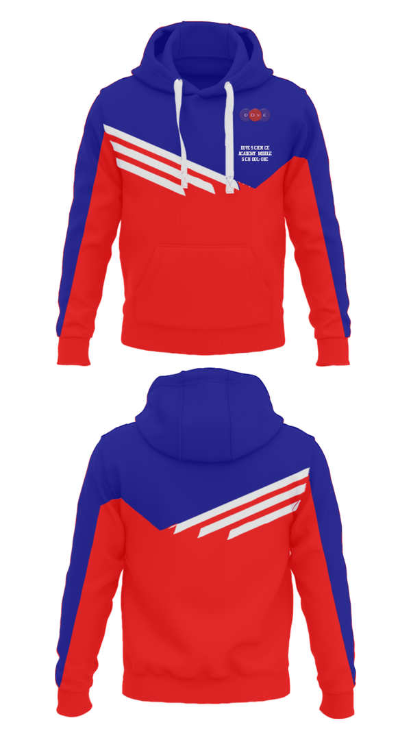 Hoodie, Dove Science Academy Middle School-OKC, Spirit Store, Teamtime, Team time, sublimation, custom sports apparel, team uniforms, spirit wear, spiritwear, sports uniforms, custom shirts, team store, custom team store, fundraiser sports, apparel fundraiser
