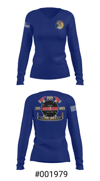 Women's Long Sleeve Vneck Shirt, Hazmat 63 C, Fire Department, Teamtime, Team time, sublimation, custom sports apparel, team uniforms, spirit wear, spiritwear, sports uniforms, custom shirts, team store, custom team store, fundraiser sports, apparel fundraiser