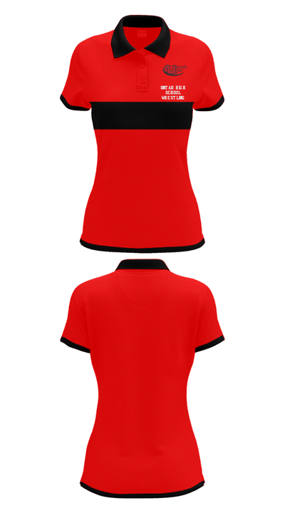 Uintah High School Wrestling 86571460 Short Sleeve Performance Polo - 36