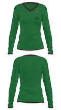 M&J GREENERY LANDSCAPE 54275960 Women's Long Sleeve V-neck Shirt - 31