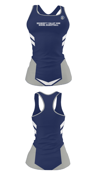Tank Top, Dougherty Valley High School Basketball, Women's Basketball, Teamtime, Team time, sublimation, custom sports apparel, team uniforms, spirit wear, spiritwear, sports uniforms, custom shirts, team store, custom team store, fundraiser sports, apparel fundraiser