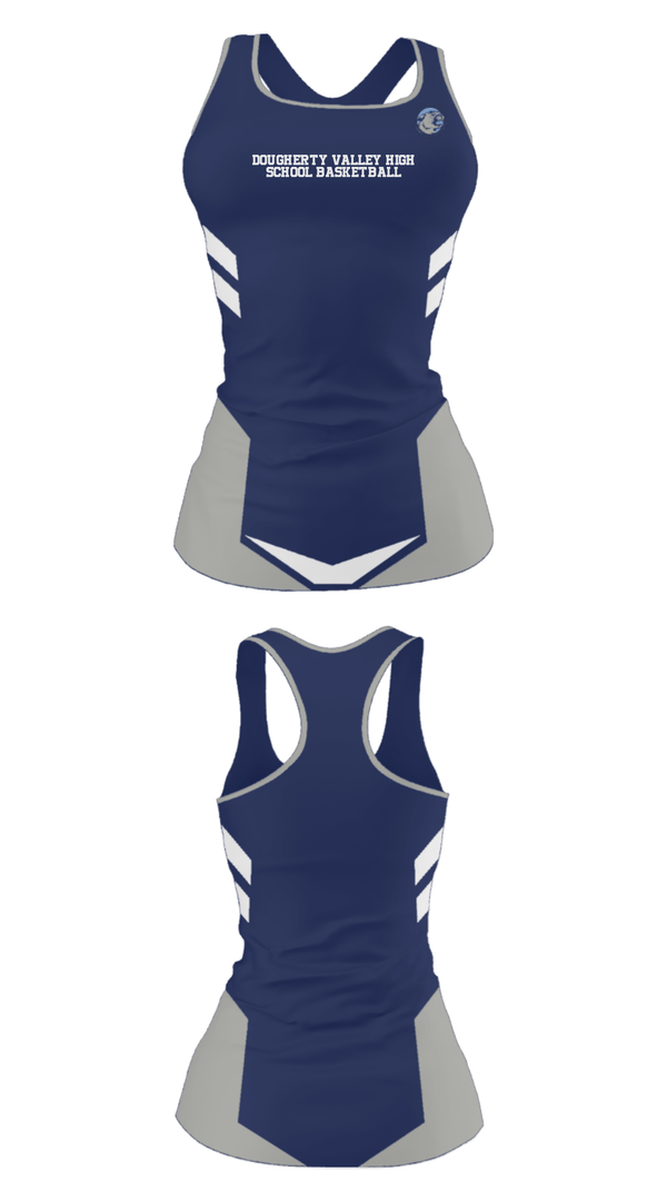 Tank Top, Dougherty Valley High School Basketball, Women's Basketball, Teamtime, Team time, sublimation, custom sports apparel, team uniforms, spirit wear, spiritwear, sports uniforms, custom shirts, team store, custom team store, fundraiser sports, apparel fundraiser