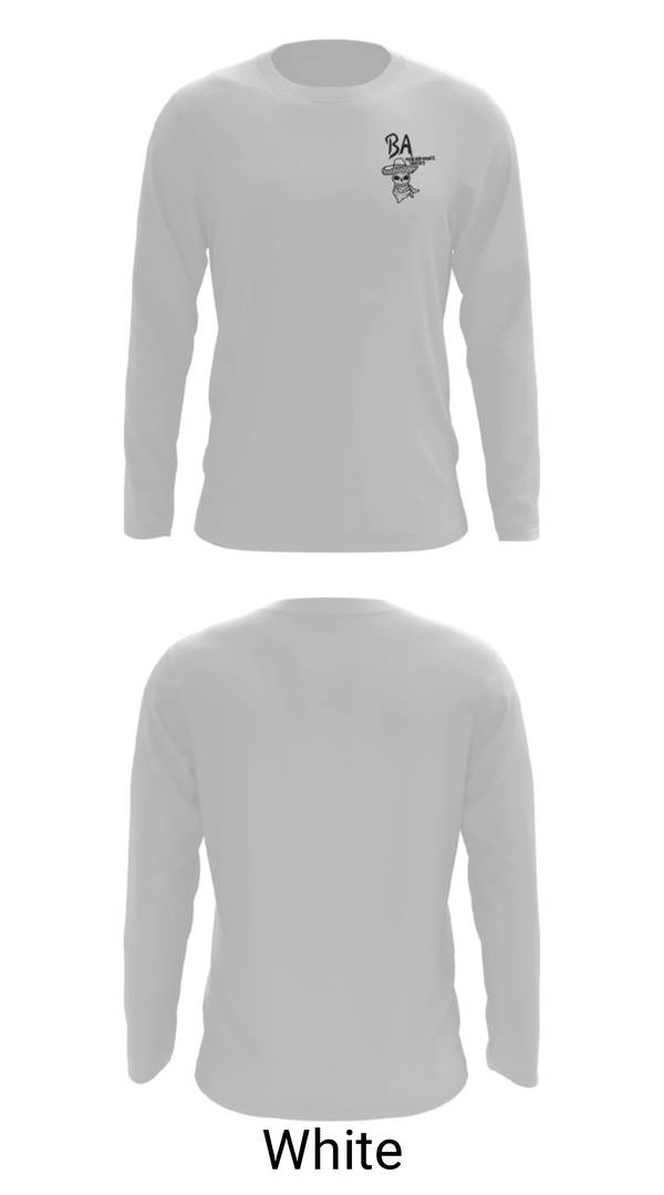 Long Sleeve Performance Shirt, BA Performance Horses, , Teamtime, Team time, sublimation, custom sports apparel, team uniforms, spirit wear, spiritwear, sports uniforms, custom shirts, team store, custom team store, fundraiser sports, apparel fundraiser