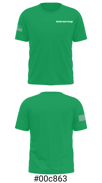 Astrocreep 71218916 Short Sleeve Performance Shirt - 19