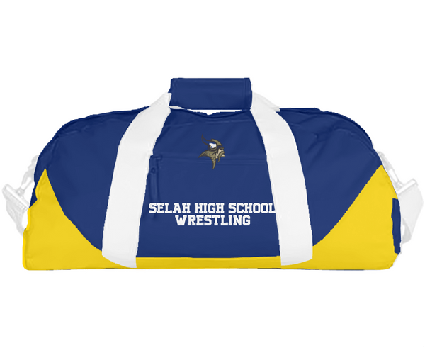 Duffle Bag, Selah High School Wrestling, Wrestling, Teamtime, Team time, sublimation, custom sports apparel, team uniforms, spirit wear, spiritwear, sports uniforms, custom shirts, team store, custom team store, fundraiser sports, apparel fundraiser