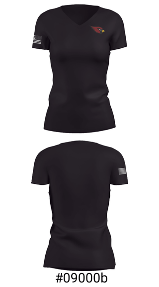 Women's Short Sleeve Vneck Shirt, Orchard View High School Basketball, Men's Basketball, Teamtime, Team time, sublimation, custom sports apparel, team uniforms, spirit wear, spiritwear, sports uniforms, custom shirts, team store, custom team store, fundraiser sports, apparel fundraiser