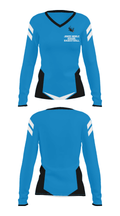 Jones Middle School Basketball 80606371 Women's Long Sleeve V-neck Shirt - 31