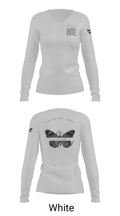 IAML 65570591 Women's Long Sleeve V-neck Shirt - 6
