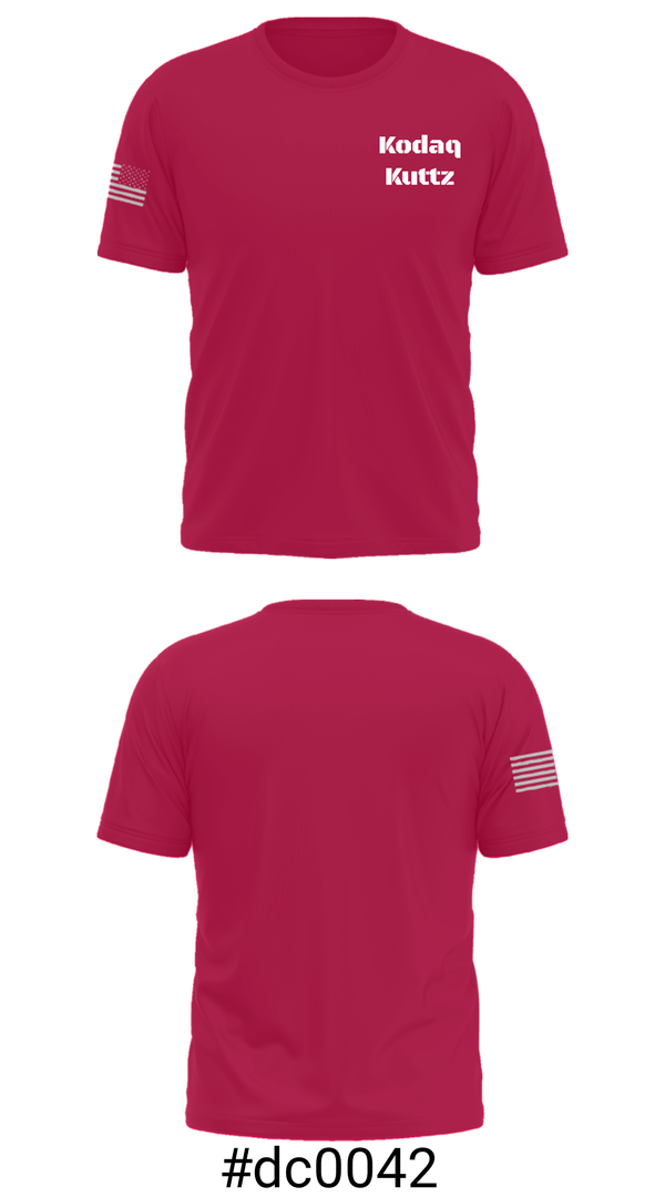 Short Sleeve Performance Shirt, Kodaq Kuttz, , Teamtime, Team time, sublimation, custom sports apparel, team uniforms, spirit wear, spiritwear, sports uniforms, custom shirts, team store, custom team store, fundraiser sports, apparel fundraiser