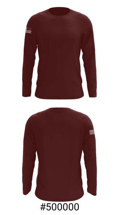Bowie Junior High School 28921510 Long Sleeve Performance Shirt - 18