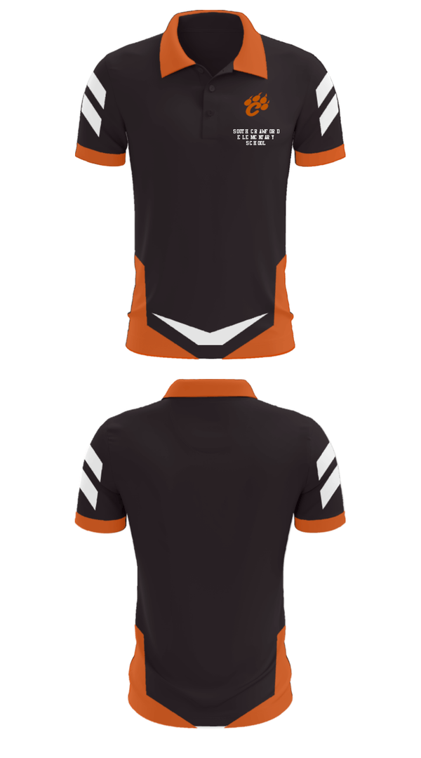 Short Sleeve Performance Polo, South Crawford Elementary School, Spirit Store, Teamtime, Team time, sublimation, custom sports apparel, team uniforms, spirit wear, spiritwear, sports uniforms, custom shirts, team store, custom team store, fundraiser sports, apparel fundraiser