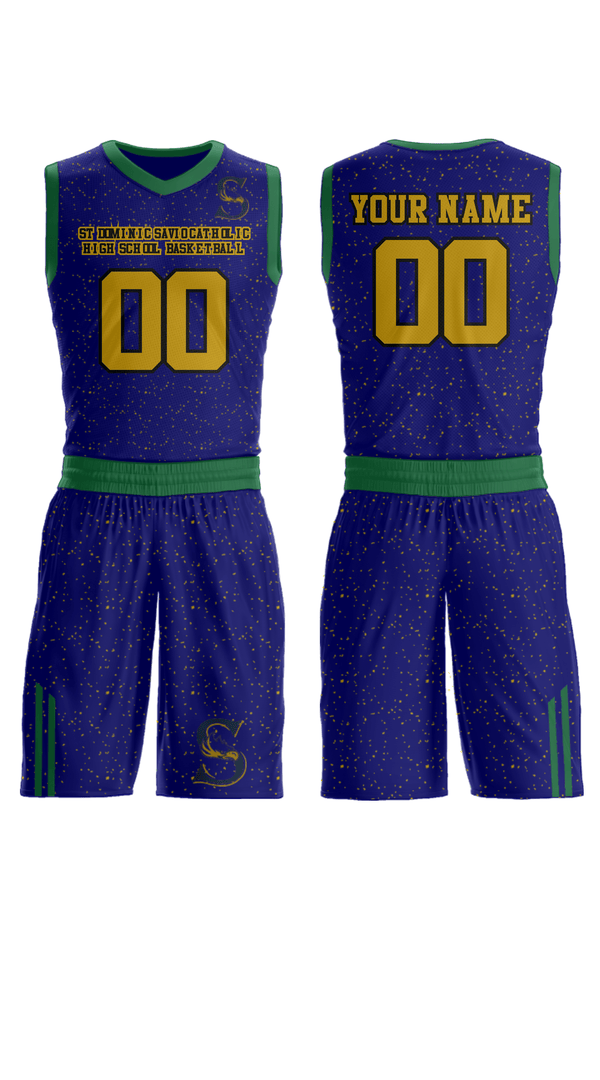 Womens Reversible Basketball Jersey, St Dominic Savio Catholic High School Basketball, Men's Basketball, Teamtime, Team time, sublimation, custom sports apparel, team uniforms, spirit wear, spiritwear, sports uniforms, custom shirts, team store, custom team store, fundraiser sports, apparel fundraiser