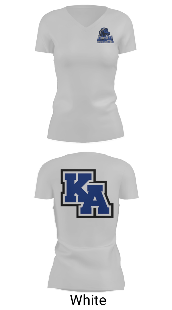 Women's Short Sleeve Vneck Shirt, Kingman Academy Of Learning - Intermediate School, Spirit Store, Teamtime, Team time, sublimation, custom sports apparel, team uniforms, spirit wear, spiritwear, sports uniforms, custom shirts, team store, custom team store, fundraiser sports, apparel fundraiser
