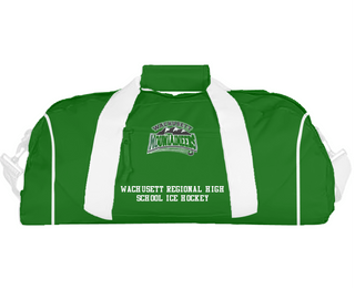 Duffle Bag, Wachusett Regional High School Ice Hockey, Ice Hockey, Teamtime, Team time, sublimation, custom sports apparel, team uniforms, spirit wear, spiritwear, sports uniforms, custom shirts, team store, custom team store, fundraiser sports, apparel fundraiser