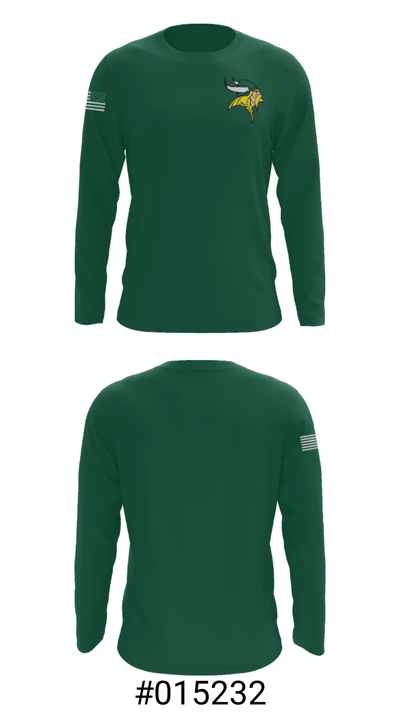 Archbishop Wood Catholic High School Bowling 68750903 Long Sleeve Performance Shirt - 18