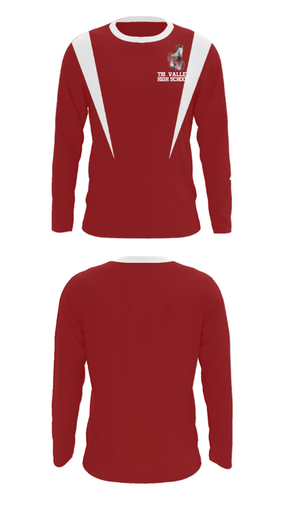Tri -Valley High School 71589749 Long Sleeve Performance Shirt - 31