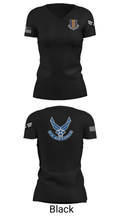 33rd Tactical Fighter Wing 38217245 Women's Short Sleeve V-neck Shirt - 20