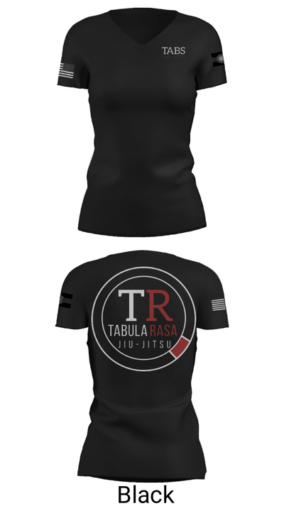 Tabula Rasa Brazilian Jiu-Jitsu 7271775 Women's Short Sleeve V-neck Shirt - 14