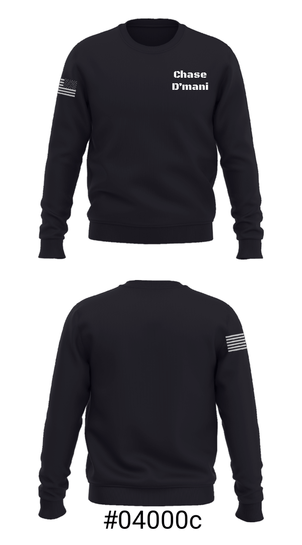 Crew Neck Sweatshirt, Chase D’mani, , Teamtime, Team time, sublimation, custom sports apparel, team uniforms, spirit wear, spiritwear, sports uniforms, custom shirts, team store, custom team store, fundraiser sports, apparel fundraiser