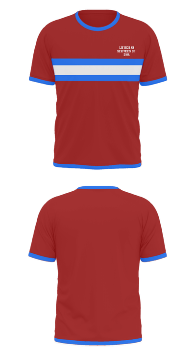 Lutheran Services of Iowa 40589168 Short Sleeve Performance Shirt - 22