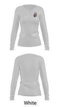 Chestnut Grove Middle School 37705230 Women's Long Sleeve V-neck Shirt - 6