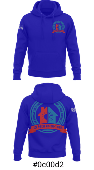 Hoodie, Cool & Heat Air Conditioning, , Teamtime, Team time, sublimation, custom sports apparel, team uniforms, spirit wear, spiritwear, sports uniforms, custom shirts, team store, custom team store, fundraiser sports, apparel fundraiser